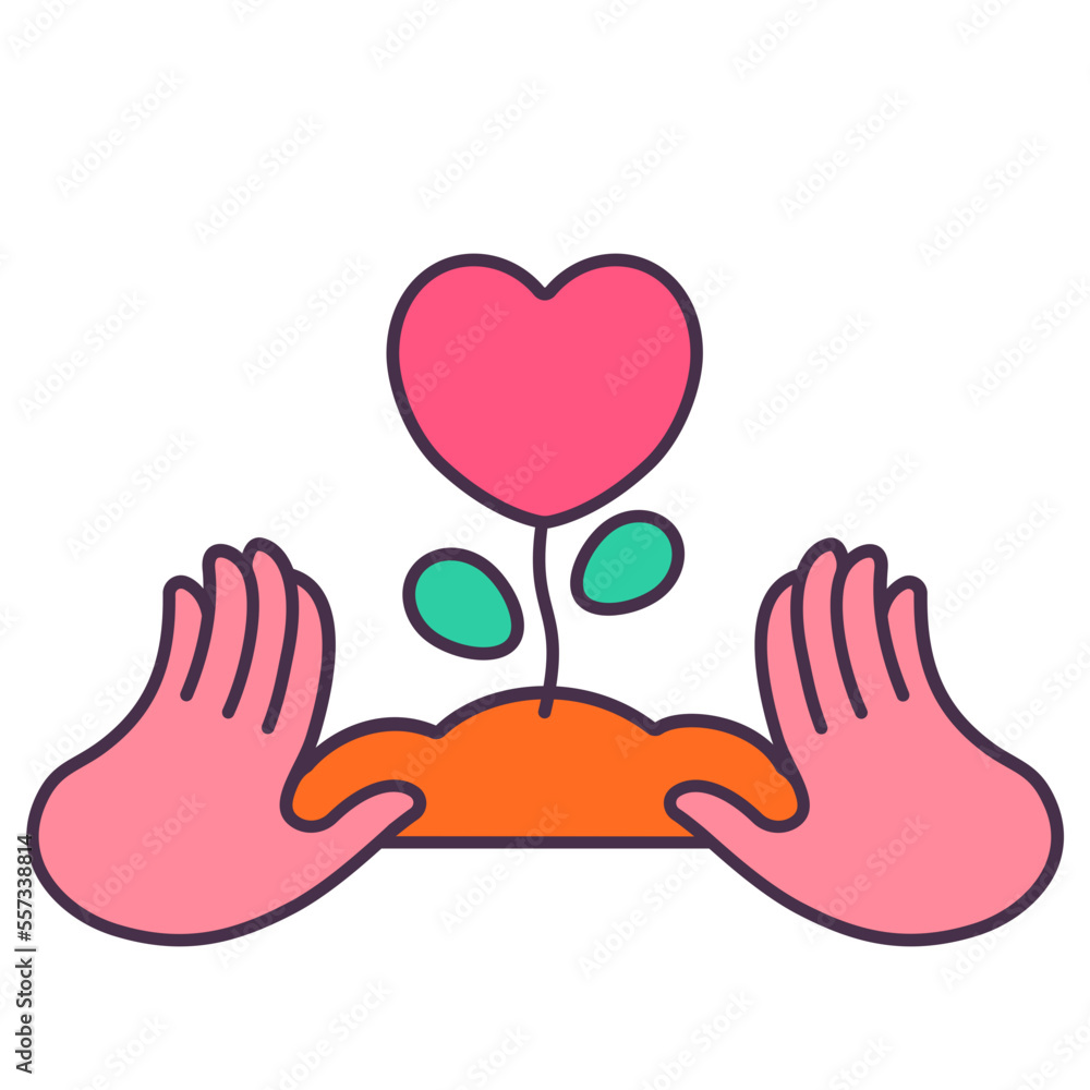 Obraz premium Love growth