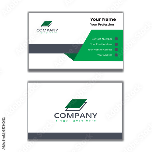 Modern Business Card Template Design, Minimalist Visiting Crad Corporate designe for company advertising.