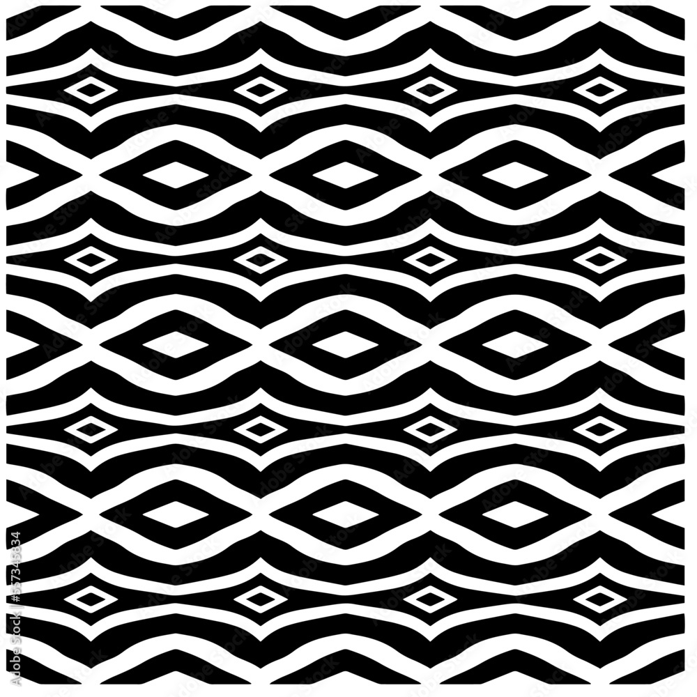 Vector pattern in geometric ornamental style. Black and white color.Seamless pattern. Vector pattern in geometric ornamental style. Black and white color.Seamless pattern.