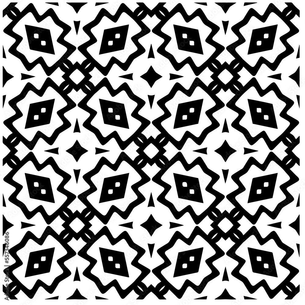 Vector pattern in geometric ornamental style. Black and white color.Seamless pattern. Vector pattern in geometric ornamental style. Black and white color.Seamless pattern.