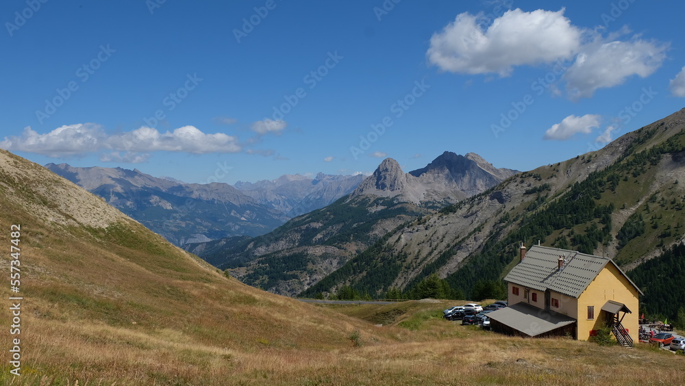 Restaurant am Pass in den Alpen Frankreich