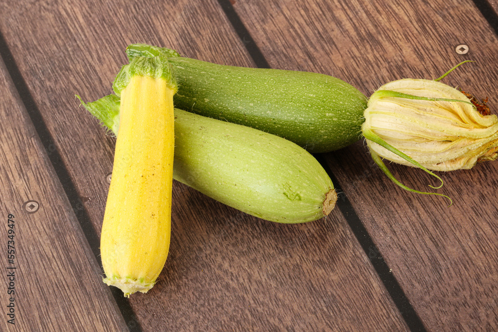 Raw baby organic zucchini heap Raw baby organic zucchini heap