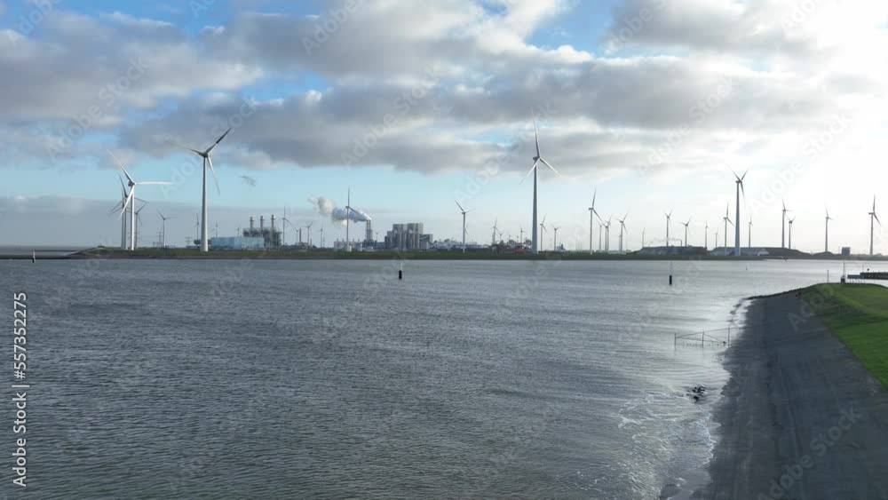 The Eemshaven, transshipment port, located in Het Hogeland in the province of Groningen, largest sea port in the Northern Netherlands. The Eemshaven, transshipment port, located in Het Hogeland in the province of Groningen, largest sea port in the Northern Netherlands.