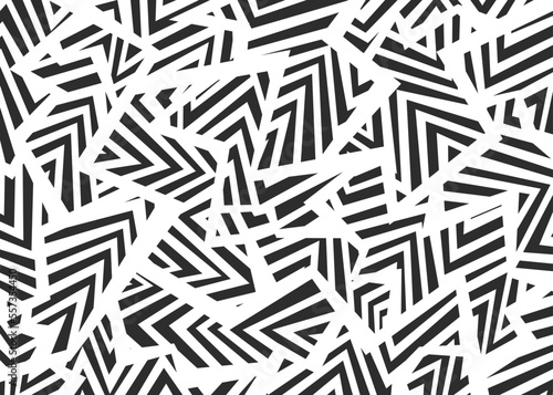 Abstract background with seamless dazzle camouflage pattern