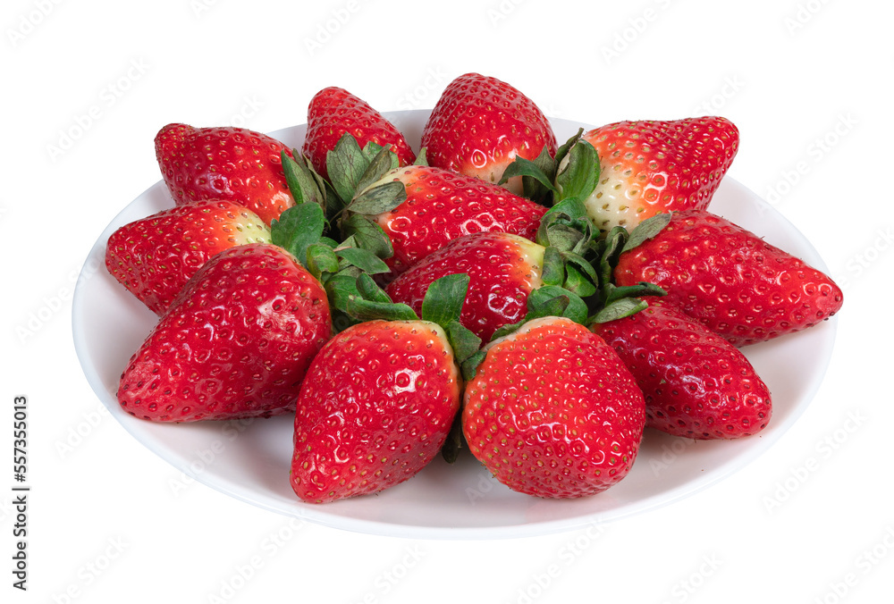 plate of strawberries plate of strawberries