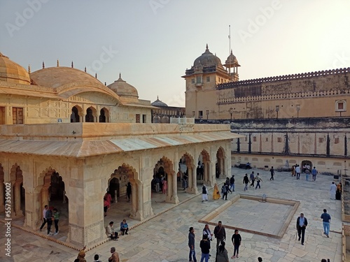 the mosque of nahargarh fortress . Beautiful rajasthan