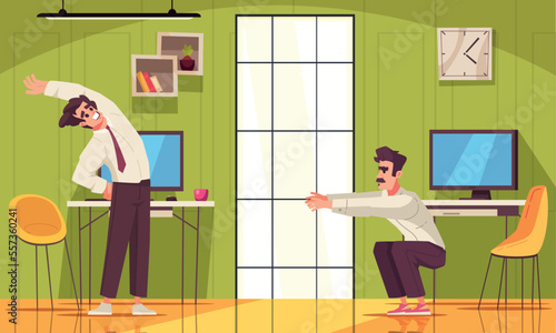Workplace Stretches Poster