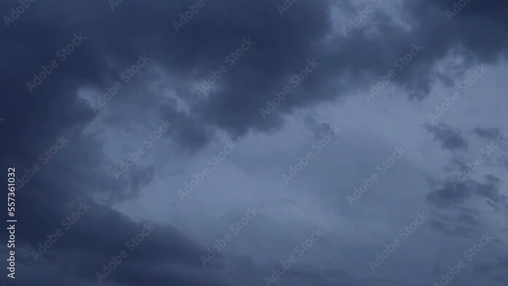 Time Lapse of Impending Hurricane Storm in Terrible Dark Sky Swirling Whirlwind of Black Gray Cumulus Clouds. Tropical Storm. Terrible Weather Meteorology, Rain, Hurricane, Thunderstorm. Time Lapse of Impending Hurricane Storm in Terrible Dark Sky Swirling Whirlwind of Black Gray Cumulus Clouds. Tropical Storm. Terrible Weather Meteorology, Rain, Hurricane, Thunderstorm.