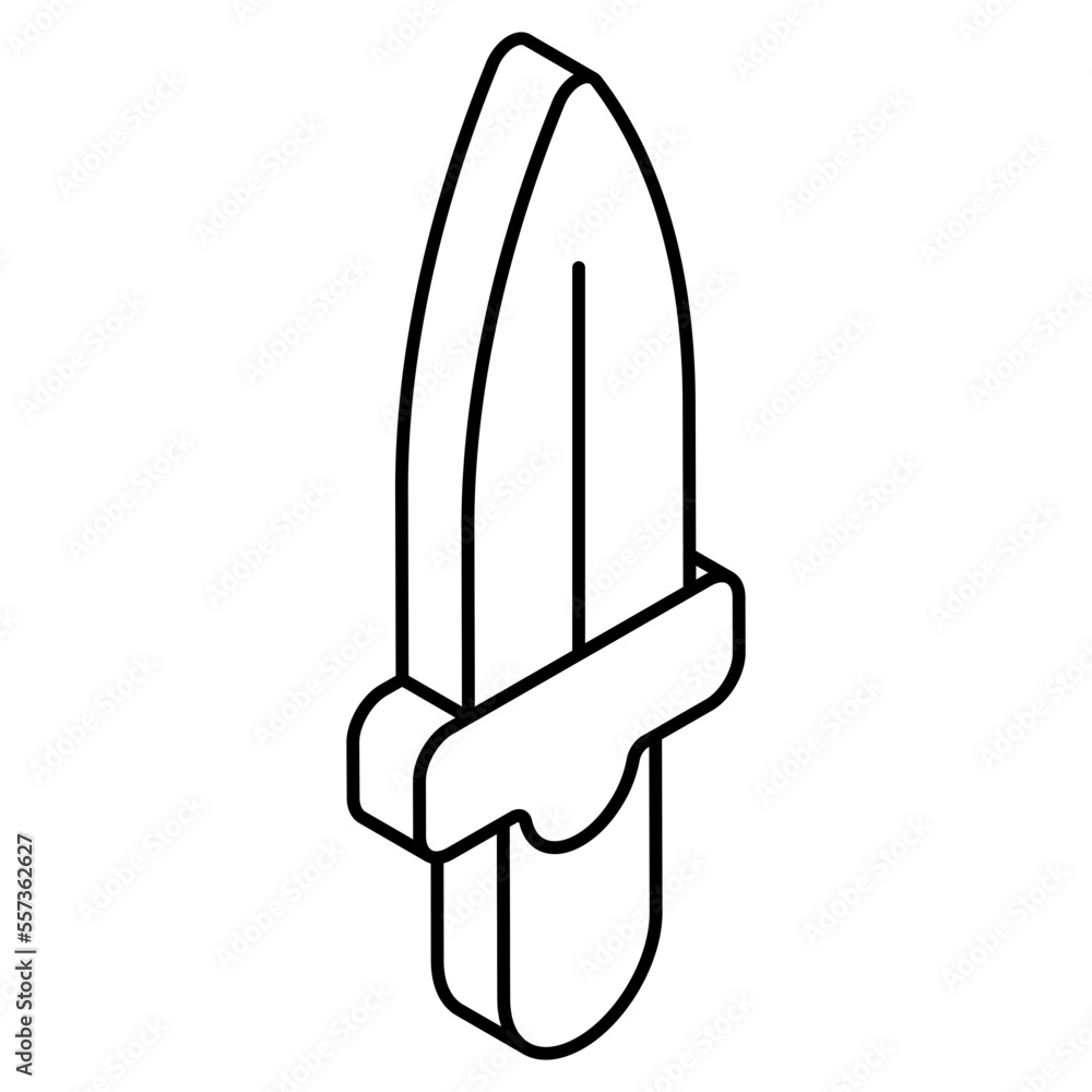A creative design icon of daggers A creative design icon of daggers