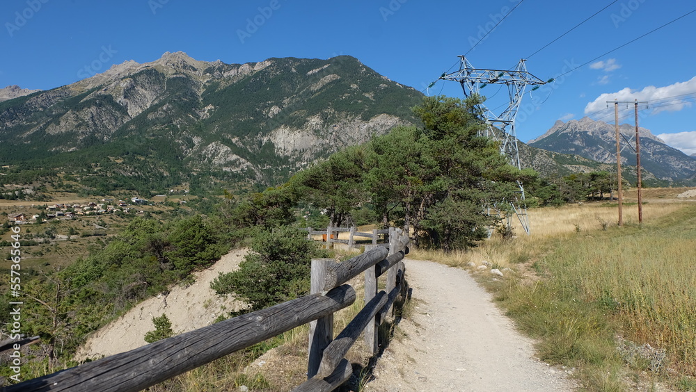 Alpen Frankreich bei Guillestre