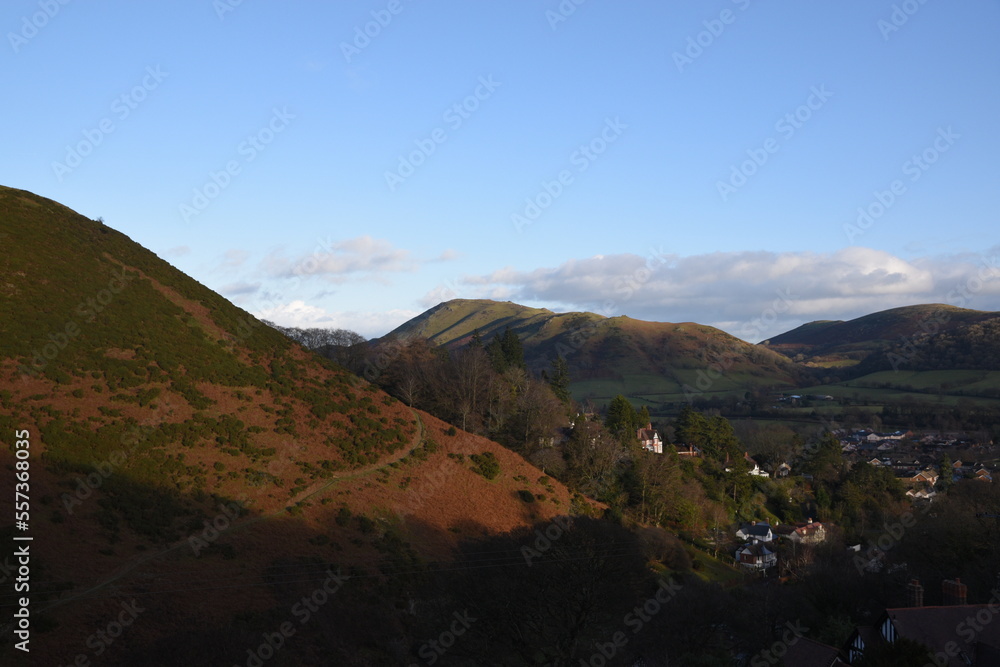 Fototapeta premium the rolling hills in Shropshire