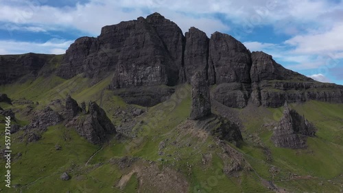 Old man of Storr in Scotland photo