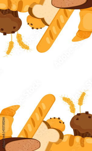 Poster frame template with ...
