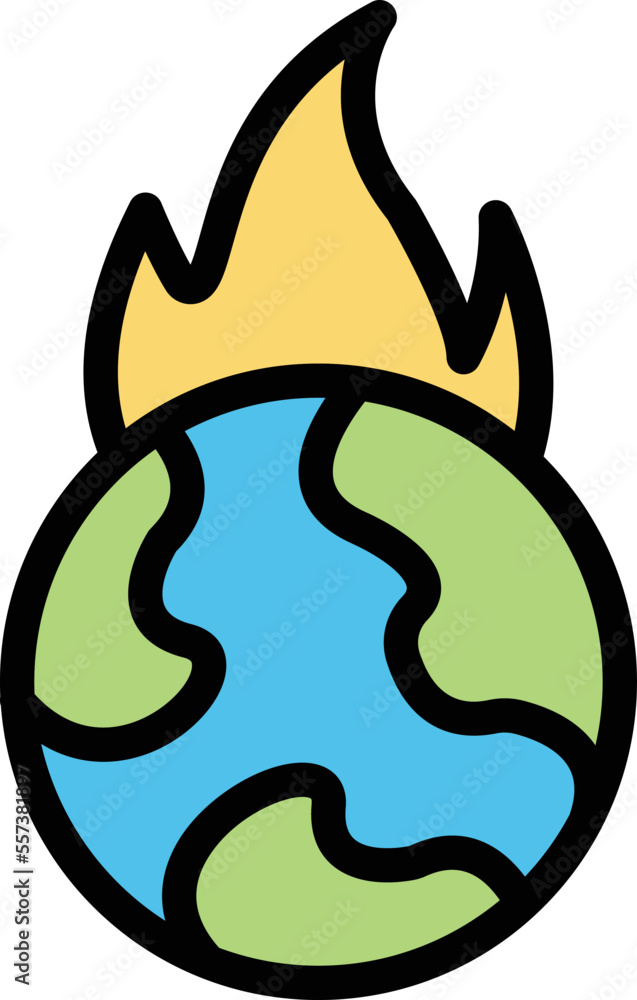 Flame Vector Icon Design Illustration Flame Vector Icon Design Illustration