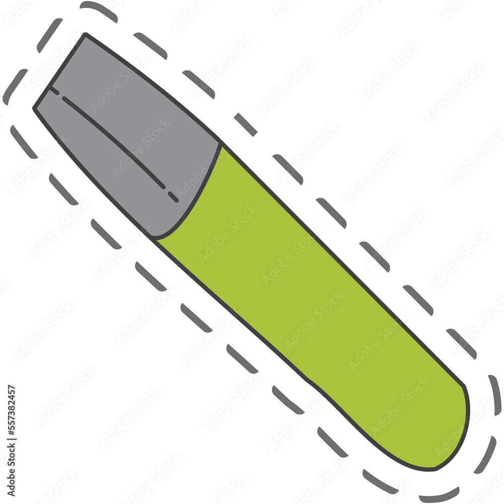 Fototapeta premium Aesthetic Bookmarks Sticker Back To School