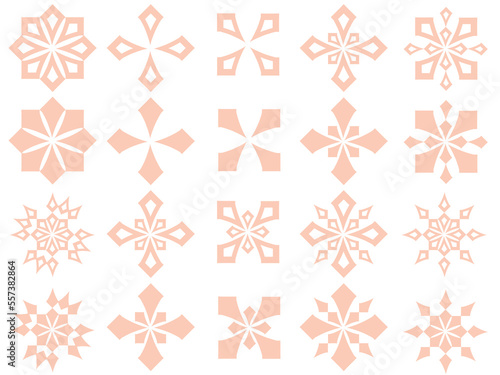 ひし形記号の組み合わせ