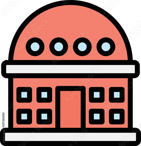 Planetarium Vector Icon Design Illustration