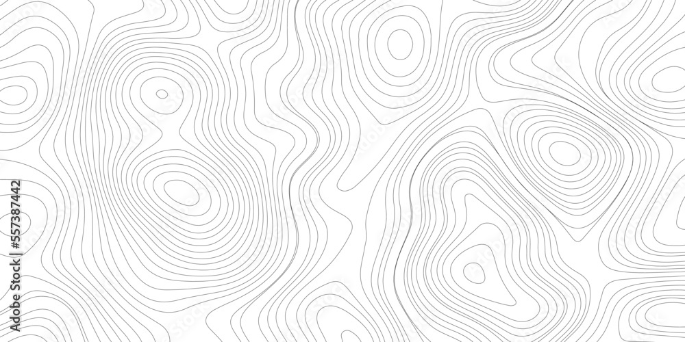 Topographic map background concept with space for your copy. Vector abstract illustration. Geography concept.