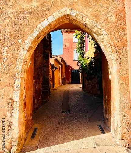 narrow street in old town
