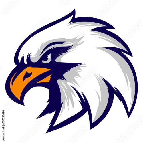 Eagle illustration mascot logo