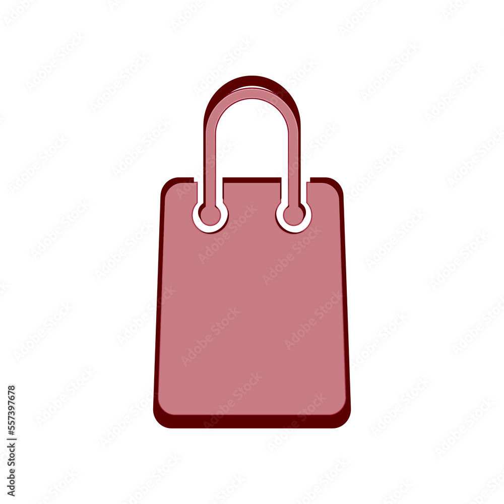 Shopping Bag icon template 3D design Shopping Bag icon template 3D design