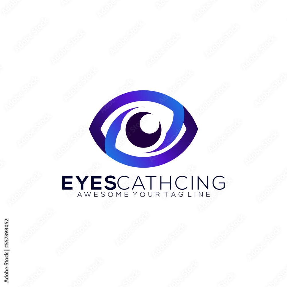 eyes technology modern logo design eyes technology modern logo design