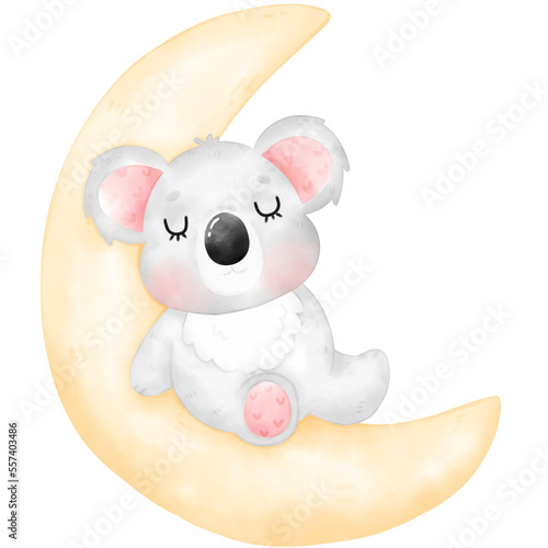 Canvas Print Cute Koala illustration