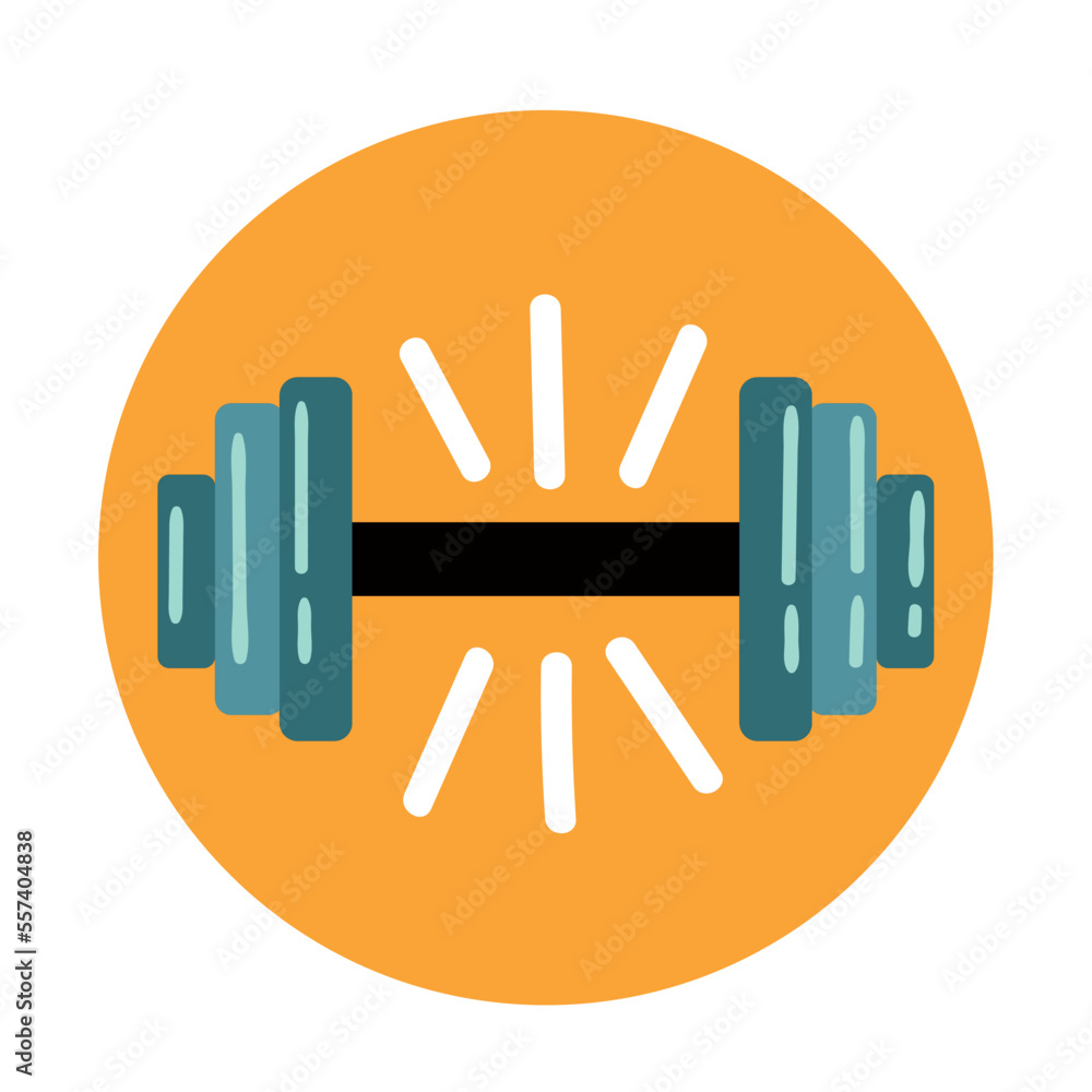 Obraz premium dumbbell gym equipment