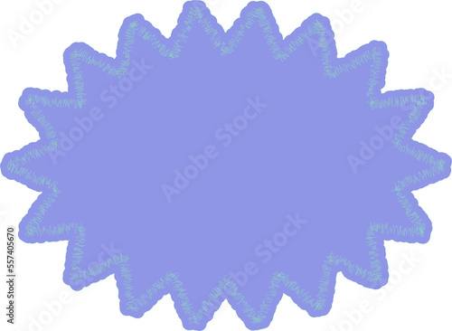 pastel abstract star shape decoration