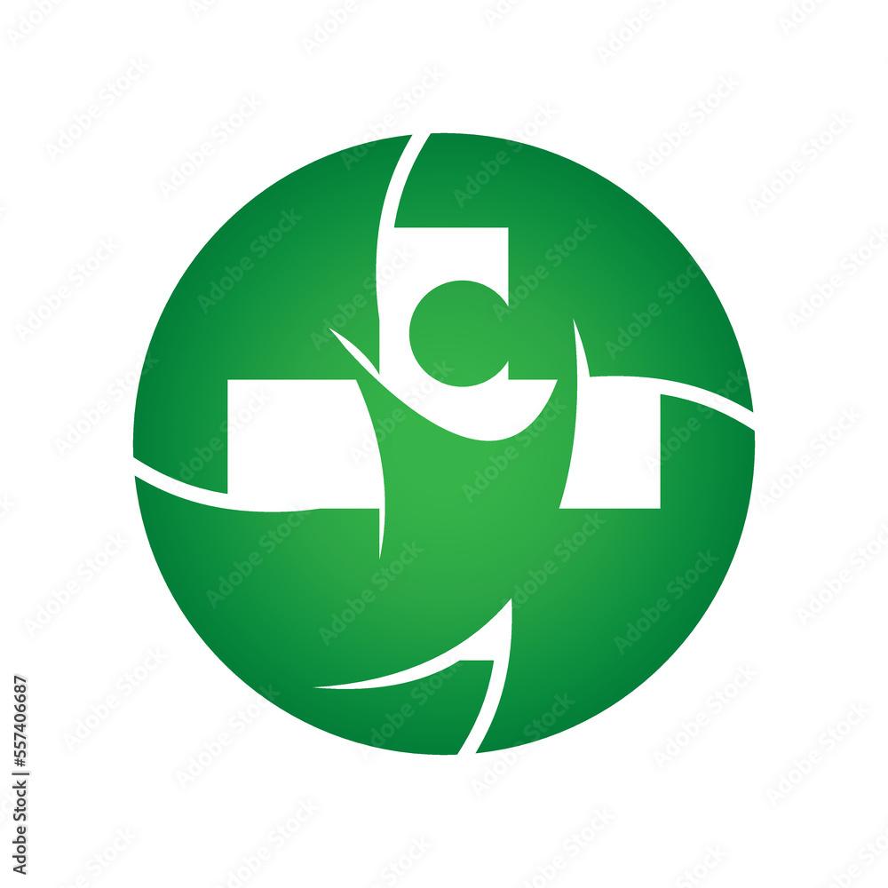 Medical health icon digital logo design Medical health icon digital logo design