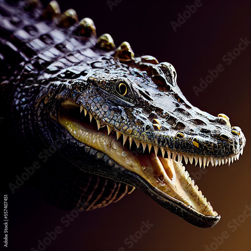 Crocodile. Alligator. Animal characters for cartoons. Illustration for advertising, cartoons, games, print media. © Sirius1717