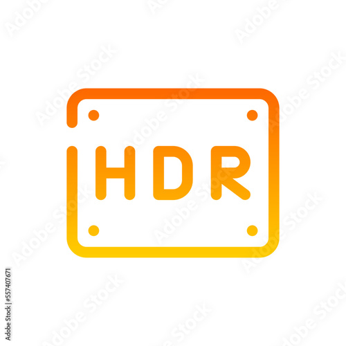 hdr gradient icon