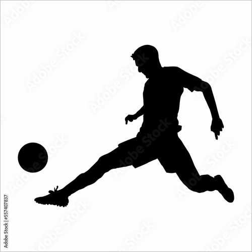 silhouette of a football player