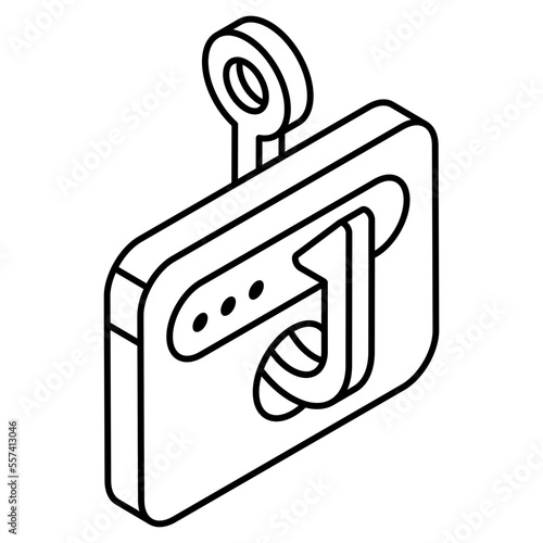 Perfect design icon of website phishing 