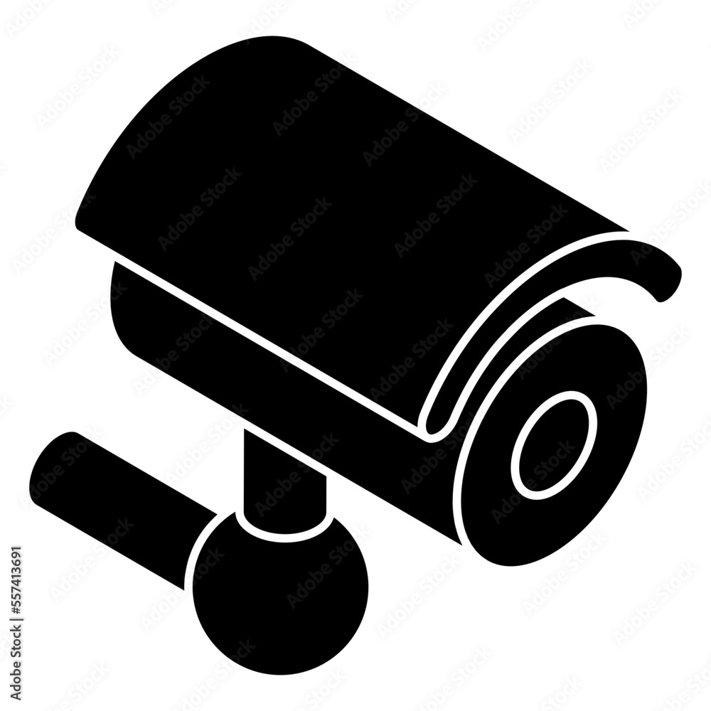 A perfect design icon of cctv camera A perfect design icon of cctv camera