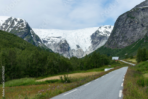Bergsetbreen in Norwegen