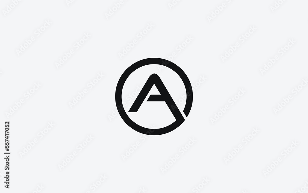 Simple logo and modern letter symbol design for brand and business works. flat logo icon letter 