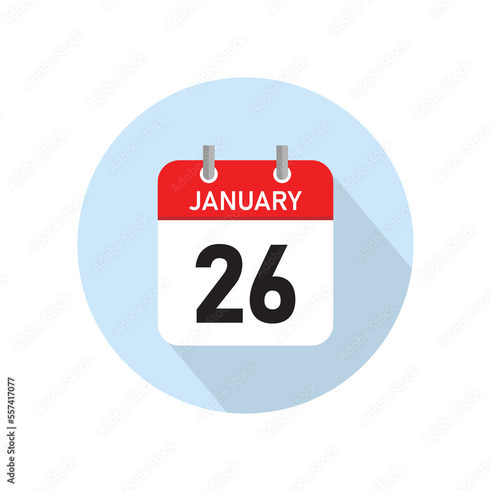 January 26 Concept Design. Vector Illustration. January 26 Concept Design. Vector Illustration.