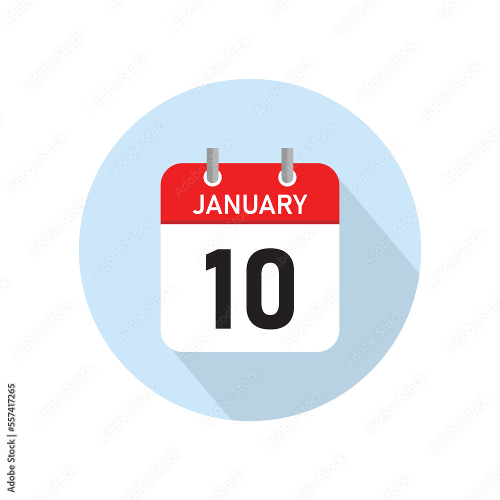 January 10 Concept Design. Vector Illustration. January 10 Concept Design. Vector Illustration.