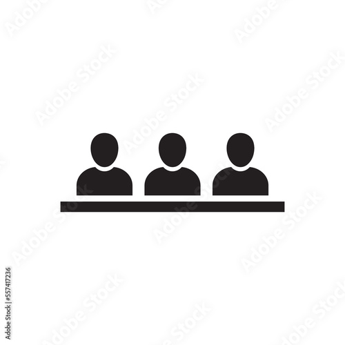 JURY ICON CONCEPT on white background