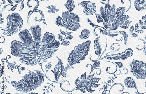 Textile and digital seamless pattern design 