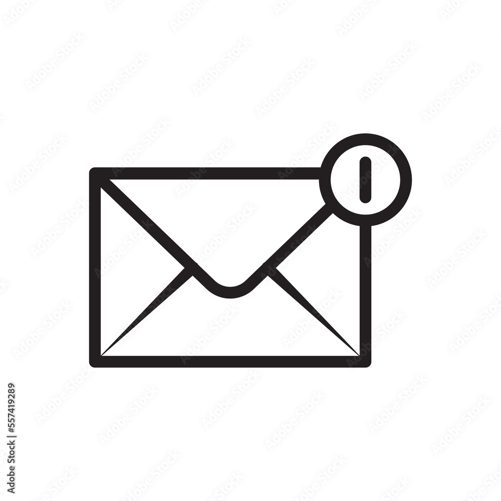 Envelope icon vector illustration logo template for many purpose. Isolated on white background. Envelope icon vector illustration logo template for many purpose. Isolated on white background.