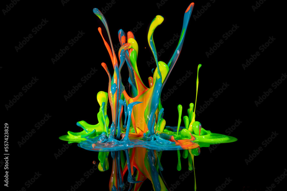 Crazy Paint Party Colorful Splash