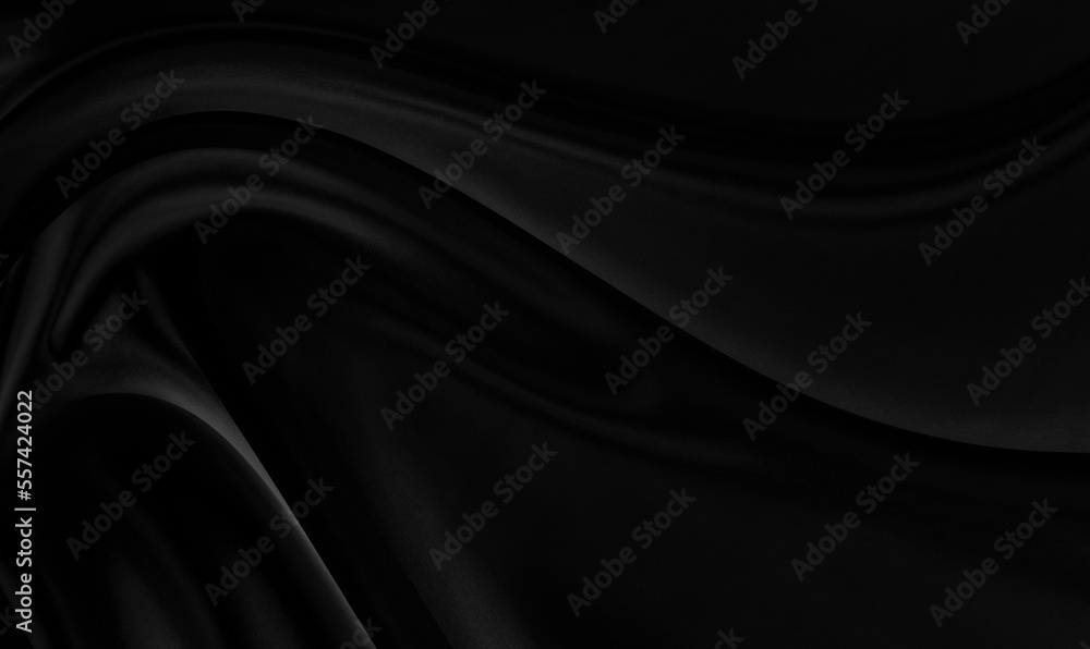 Black gray satin dark fabric texture luxurious shiny that is abstract silk cloth background with patterns soft waves blur beautiful. Black gray satin dark fabric texture luxurious shiny that is abstract silk cloth background with patterns soft waves blur beautiful.