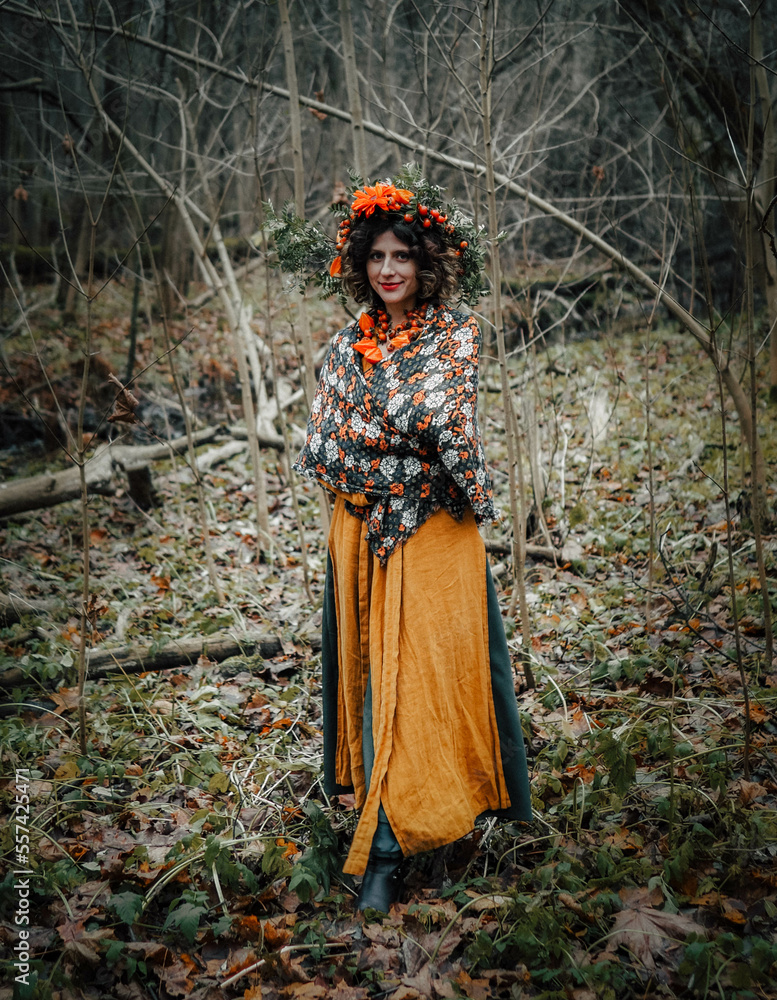 person in a forest person in a forest