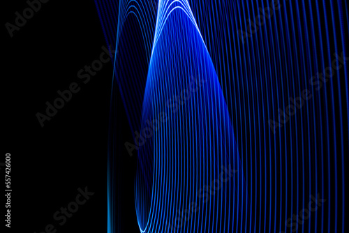 Abstract light lines for background photo