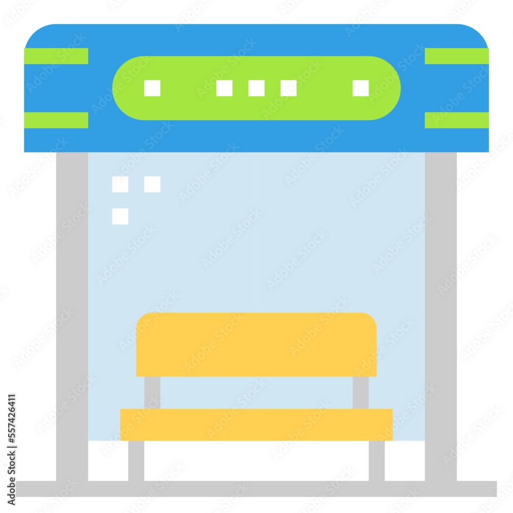BUS STOP ICON BUS STOP ICON