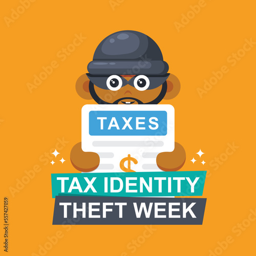 Tax Identity Theft Week background.