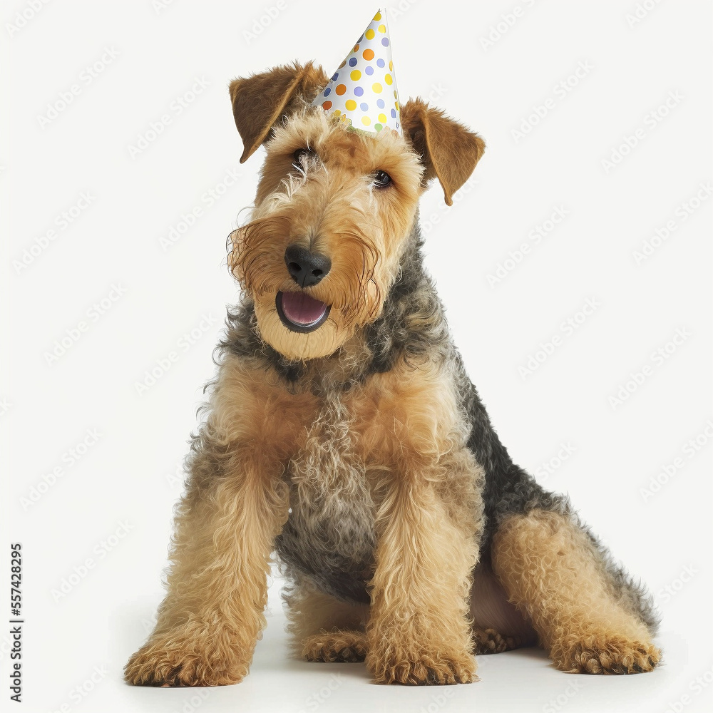 Airedale terrierin birthday Outfit Airedale terrierin birthday Outfit