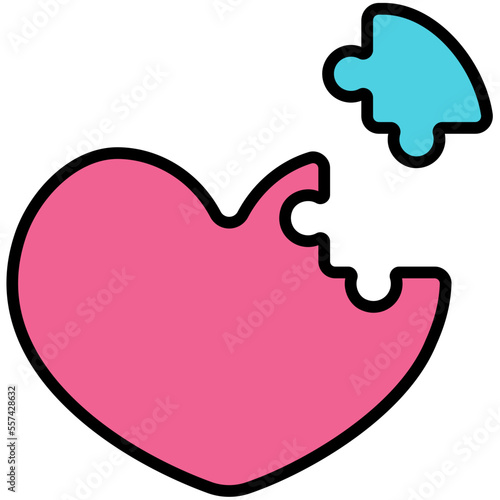 fulfill outline color icon